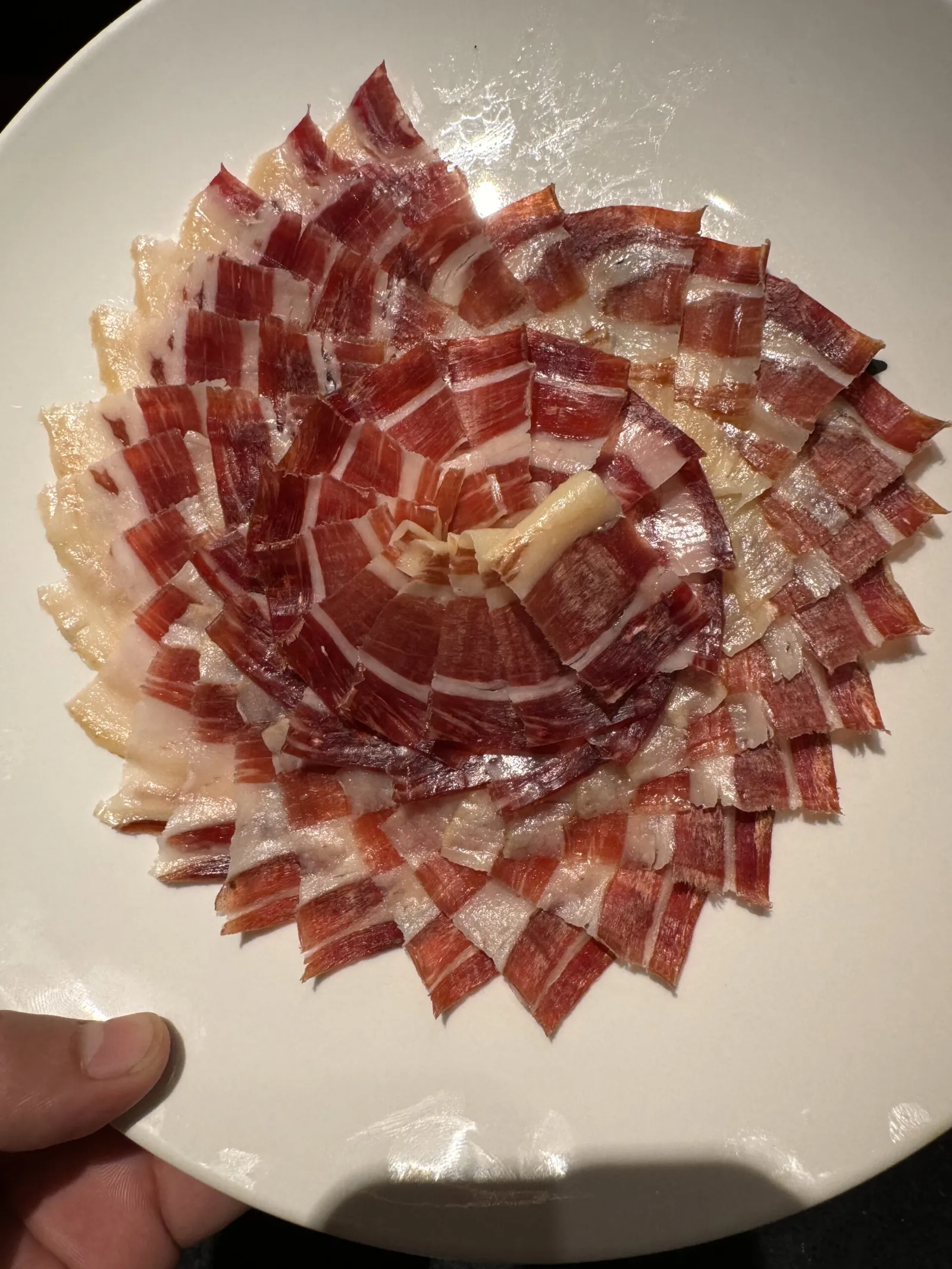 Servicio de corte y emplatado de jamón de Josué Veloz